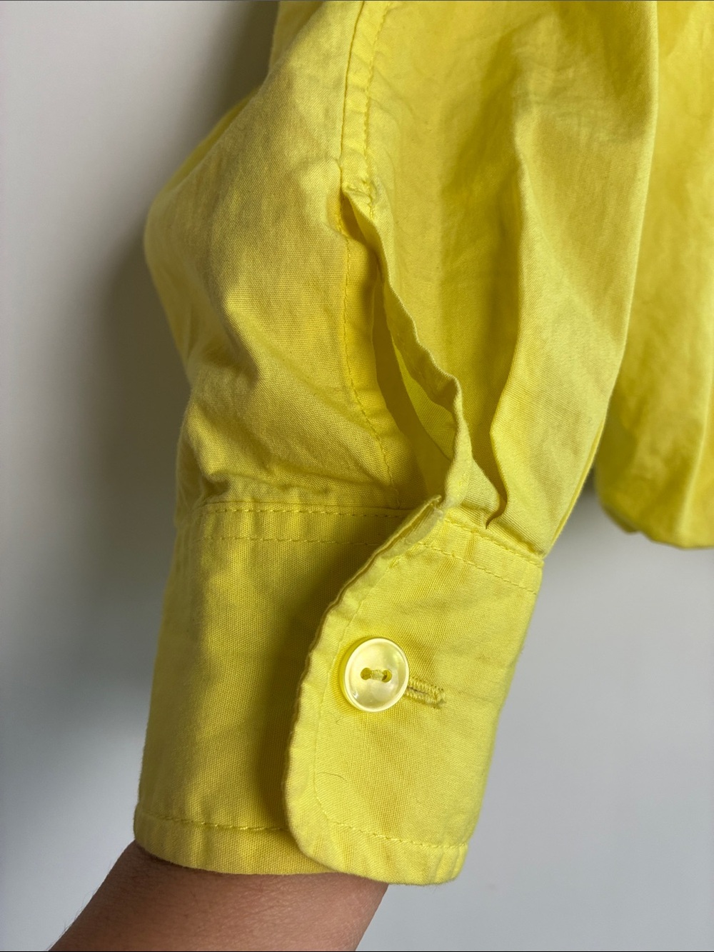 Cynthia Steffe Bright Yellow Button-Front Jean Jacket - Picture 4 of 11